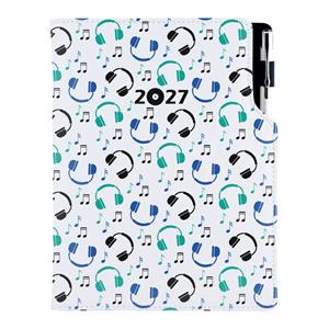 Diář DESIGN týdenní B5 2027 - Music