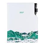 Diář DESIGN týdenní B5 2027 polský - bílá - Hory
