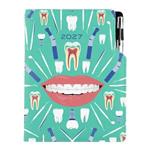 Diář DESIGN týdenní B5 2027 polský - mátová - Zubař