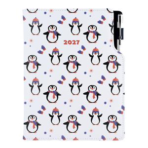 Diář DESIGN týdenní B5 2027 polský - Tučňák