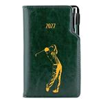 Diář DESIGN týdenní B5 2027 polský - zelená - Golf muž