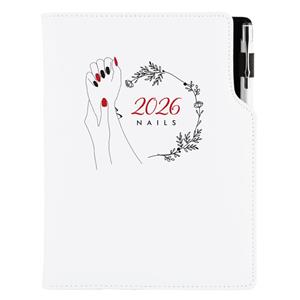 Diář DESIGN týdenní B6 2026 - Nails