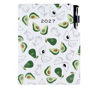 Diář DESIGN týdenní B6 2027 - Avokádo