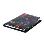 Diář DESIGN týdenní B6 2027 - černá - Květy