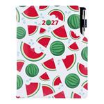 Diář DESIGN týdenní B6 2027 - Meloun