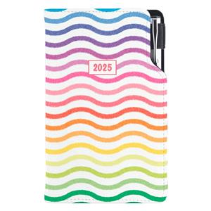 Diář DESIGN týdenní kapesní 2025 slovenský - Barvy
