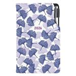 Diář DESIGN tydenní kapesní 2026 - Ginkgo