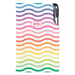 Diář DESIGN tydenní kapesní 2026 polský - Barvy