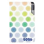 Diář DESIGN týdenní kapesní 2026 slovenský - Mandala barevná