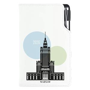 Diář DESIGN tydenní kapesní 2026 - Varšava