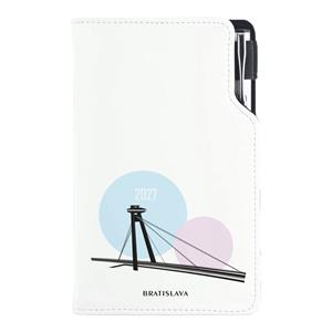 Diář DESIGN týdenní kapesní 2027 český - Bratislava