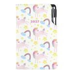 Diář DESIGN týdenní kapesní 2027 český - Unicorn