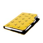 Diář DESIGN týdenní kapesní 2027 český - žlutá - Námořník - kotvy