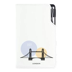 Diář DESIGN tydenní kapesní 2027 - Londýn
