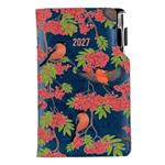 Diář DESIGN tydenní kapesní 2027 - modrá - Hýl