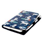 Diář DESIGN tydenní kapesní 2027 - modrý - koně