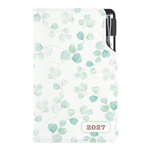 Diář DESIGN tydenní kapesní 2027 polský - Akvarel