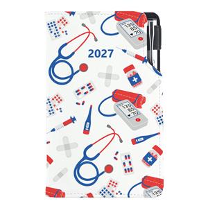 Diář DESIGN tydenní kapesní 2027 polský - Doktor
