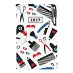 Diář DESIGN tydenní kapesní 2027 polský - KADEŘNICKÝ Barber