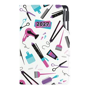 Diář DESIGN tydenní kapesní 2027 polský - KADEŘNICKÝ Hairdresser