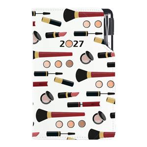 Diář DESIGN tydenní kapesní 2027 polský - Make up