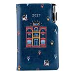 Diář DESIGN týdenní kapesní 2027 polský - modrá - Hotel