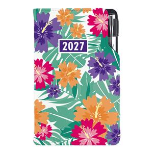 Diář DESIGN tydenní kapesní 2027 polský - Tropic