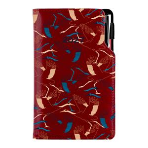 Diář DESIGN týdenní kapesní 2027 slovenský - bordó - Jeřáb