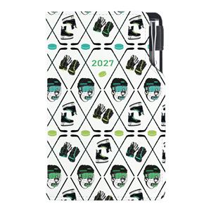 Diář DESIGN týdenní kapesní 2027 slovenský - Hokej