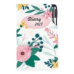 Diář DESIGN týdenní kapesní 2027 slovenský - Květiny