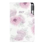 Diář DESIGN týdenní kapesní 2027 slovenský - Pivoňka