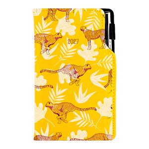 Diář DESIGN týdenní kapesní 2027 slovenský - žlutá - Gepard