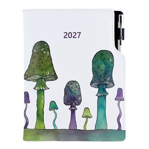Diář DESIGN týdenní speciál A5 2027 - Houby