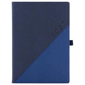Diář DIEGO denní A4 2027 polský - modrá/tmavě modrá