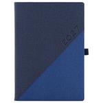 Diář DIEGO denní A4 2027 polský - modrá/tmavě modrá