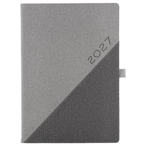 Diář DIEGO týdenní A4 2027 polský - šedá/šedá