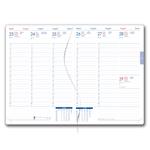 Diář DIEGO týdenní A5 2027 český - modrá/modrá