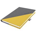 Diář DIEGO týdenní A5 2027 český - šedá/žlutá