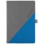 Diář DIEGO týdenní A5 2027 slovenský - šedá/modrá