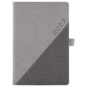 Diář DIEGO týdenní A5 2027 slovenský - šedá/šedá