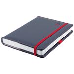 Diář ELASTIC denní A5 2027 slovenský - grafit/červená gumička