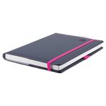 Diář ELASTIC týdenní A5 2027 polský - grafit/magenta gumička