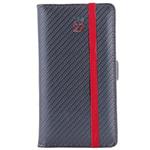 Diář ELASTIC týdenní kapesní 2027 polský - grafit/červená gumička