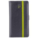 Diář ELASTIC týdenní kapesní 2027 polský - grafit/zelená gumička