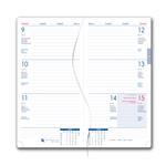 Diář ELASTIC týdenní kapesní 2027 polský - pudrová/černá gumička