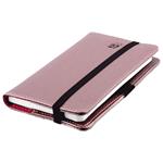 Diář ELASTIC týdenní kapesní 2027 slovenský - pudrová/černá gumička