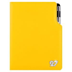 Diář GEP CRYSTAL denní B6 2027 polský - žlutá