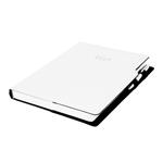 Diář GEP s propiskou denní A4 2027 polský - bílá/bílé obšití