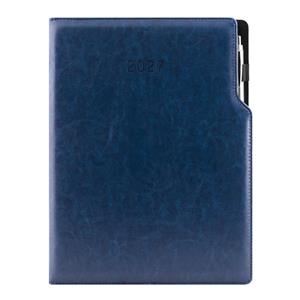 Diář GEP s propiskou denní A4 2027 polský - modrá