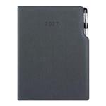 Diář GEP s propiskou denní A4 2027 polský - šedá